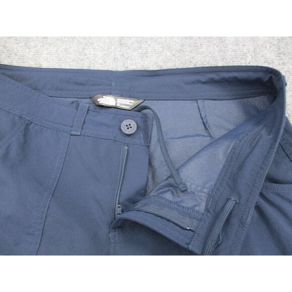 The North Face Pants Women 10 Navy Stretch Hiking Cinch Hem Cargo Hiking Outdoor - Picture 9 of 16